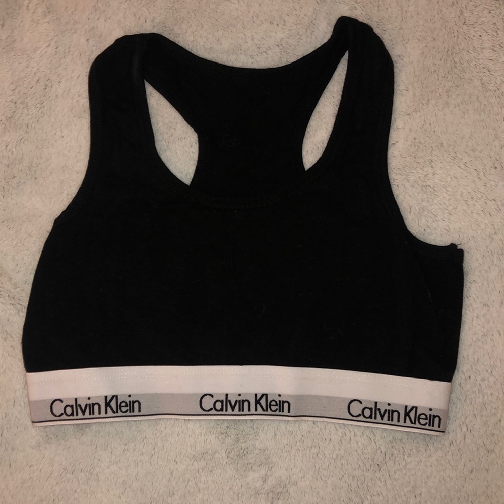 Medium Black Calvin Klein Bralette